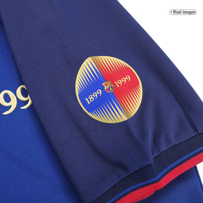 Domácí Retro Dres Barcelona 1999/00 KLUIVERT #9 - 100th Anniversary