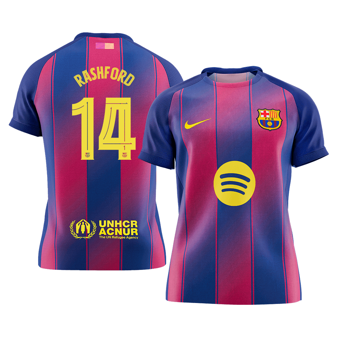 Domácí Fotbalový Dres Barcelona 25/26 RASHFORD #14 UCL