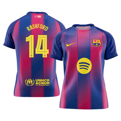 Domácí Fotbalový Dres Barcelona 25/26 RASHFORD #14 UCL