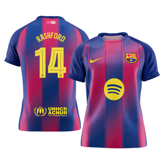 Domácí Fotbalový Dres Barcelona 25/26 RASHFORD #14 UCL