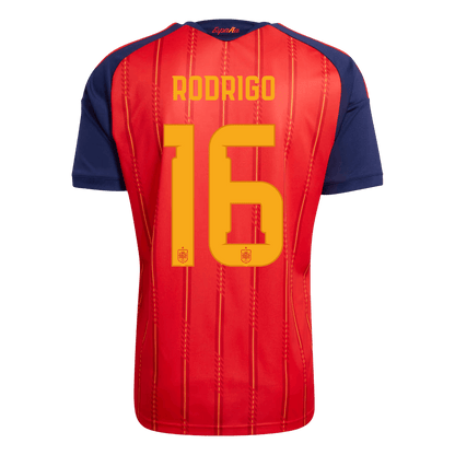 Španělsko domácí fotbalový dres MS 2026 RODRIGO #16