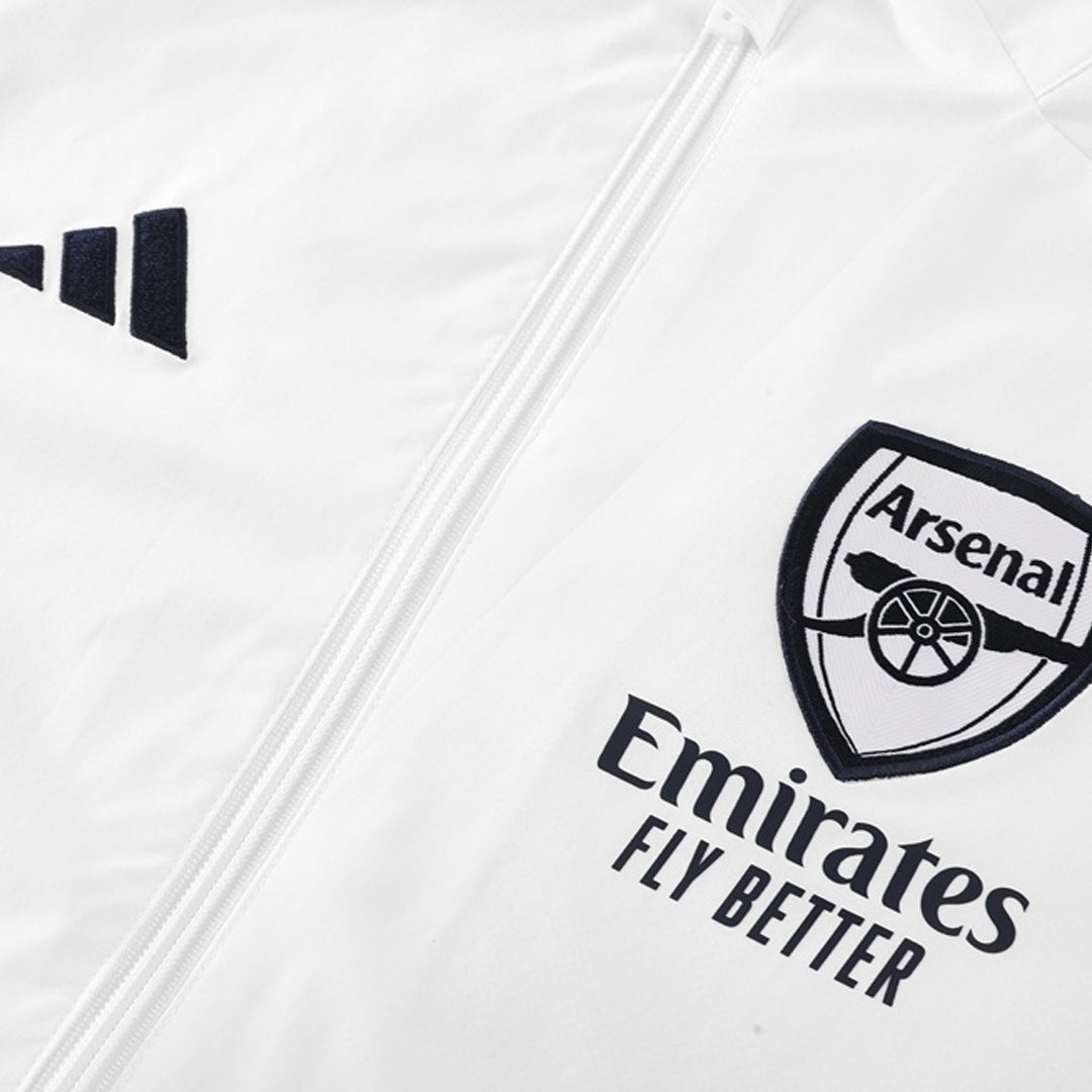 Arsenal větrovka 2025/26 bílá