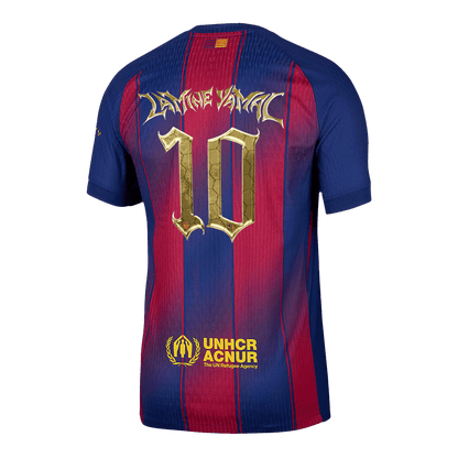 Barcelona domácí fotbalový dres 2025/26 hráčská verze LAMINE YAMAL #10