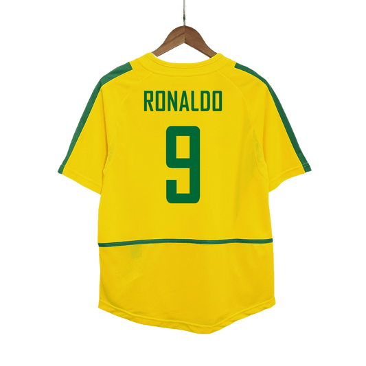 Domácí Retro Dres Brazil 2002/03 RONALDO #9