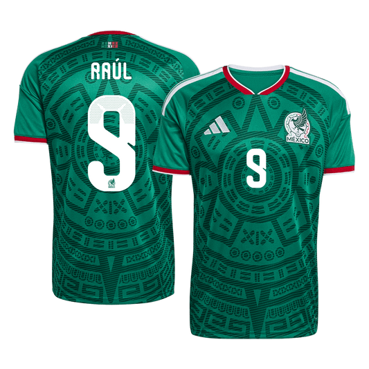 Mexiko Domácí Fotbalový Dres MS 2026 Raúl #9