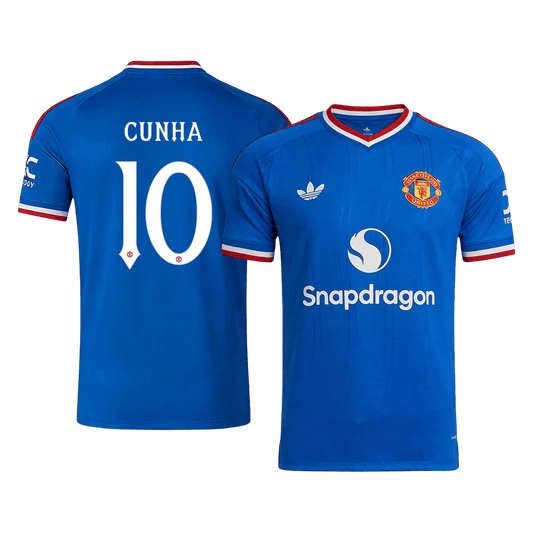 Manchester United venkovní fotbalový dres 2026/27 CUNHA #10 UCL