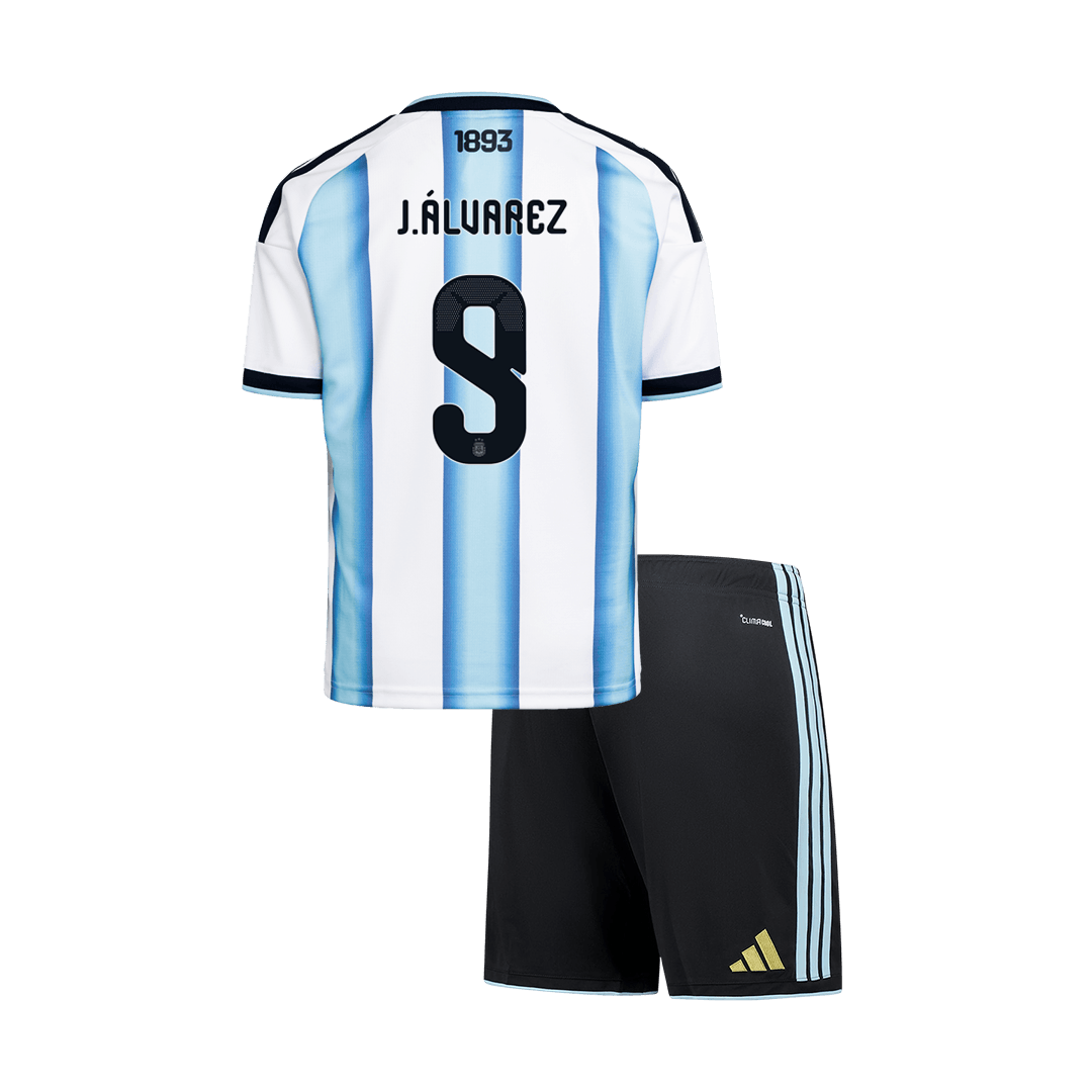 Argentina dětská domácí sada dresu MS 2026 J.ÁLVAREZ #9
