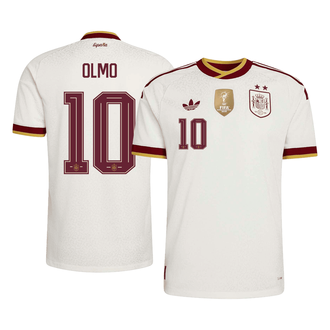 Španělsko venkovní dres MS 2026 hráčská verze OLMO #10