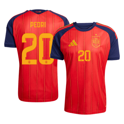 Španělsko domácí fotbalový dres MS 2026 PEDRI #20