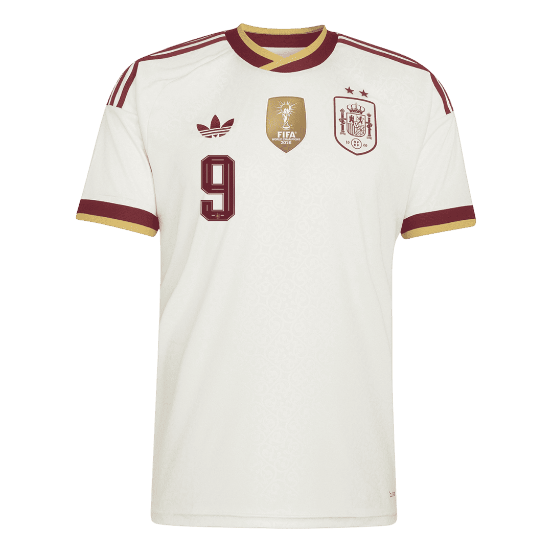 Španělsko venkovní fotbalový dres MS 2026 GAVI #9