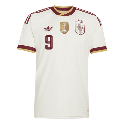 Španělsko venkovní fotbalový dres MS 2026 GAVI #9