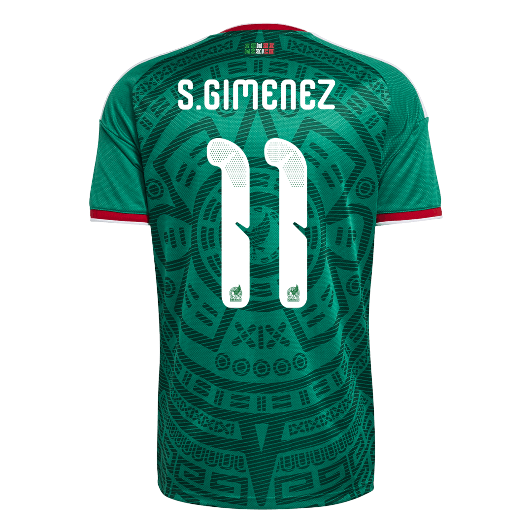 Mexiko Domácí Fotbalový Dres MS 2026 S.GIMENEZ #11