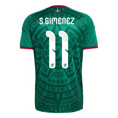 Mexiko Domácí Fotbalový Dres MS 2026 S.GIMENEZ #11