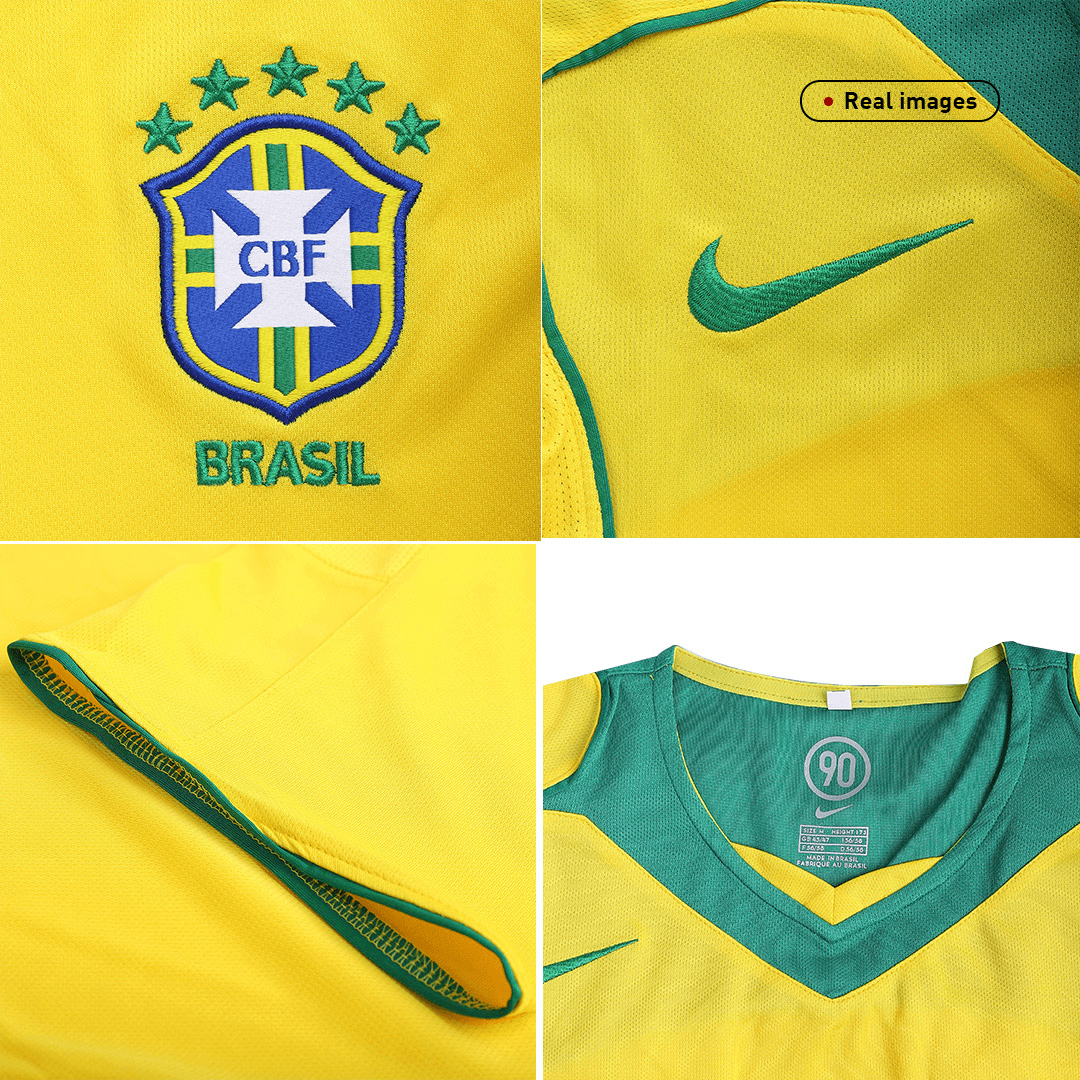 Domácí Retro Dres Brazil 2004