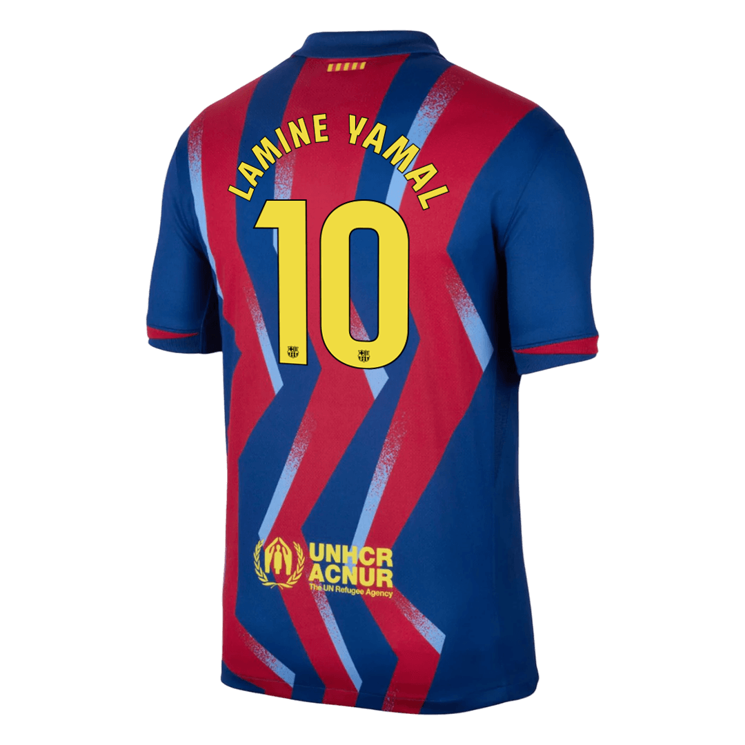 Barcelona čtvrtá fotbalový dres 2025/26 LAMINE YAMAL #10