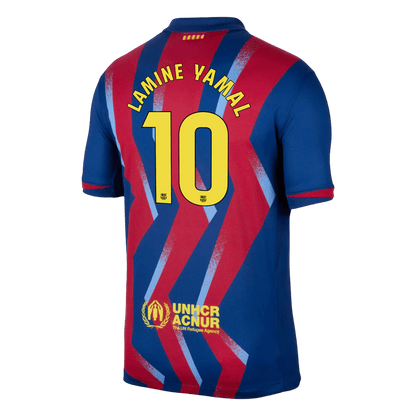Barcelona čtvrtá fotbalový dres 2025/26 LAMINE YAMAL #10