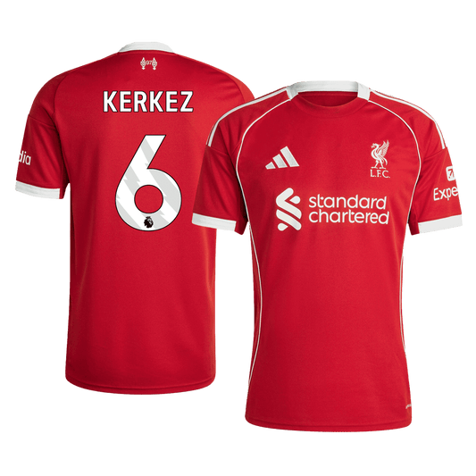 Liverpool domácí fotbalový dres 2025/26 KERKEZ #6