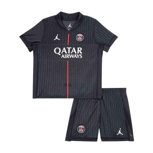 PSG dětská čtvrtá sada dresu 2025/26