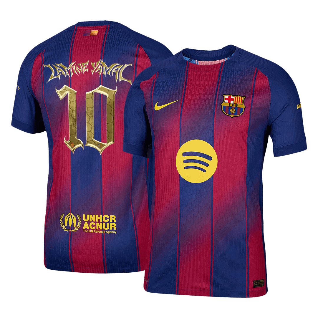 Barcelona domácí fotbalový dres 2025/26 hráčská verze LAMINE YAMAL #10