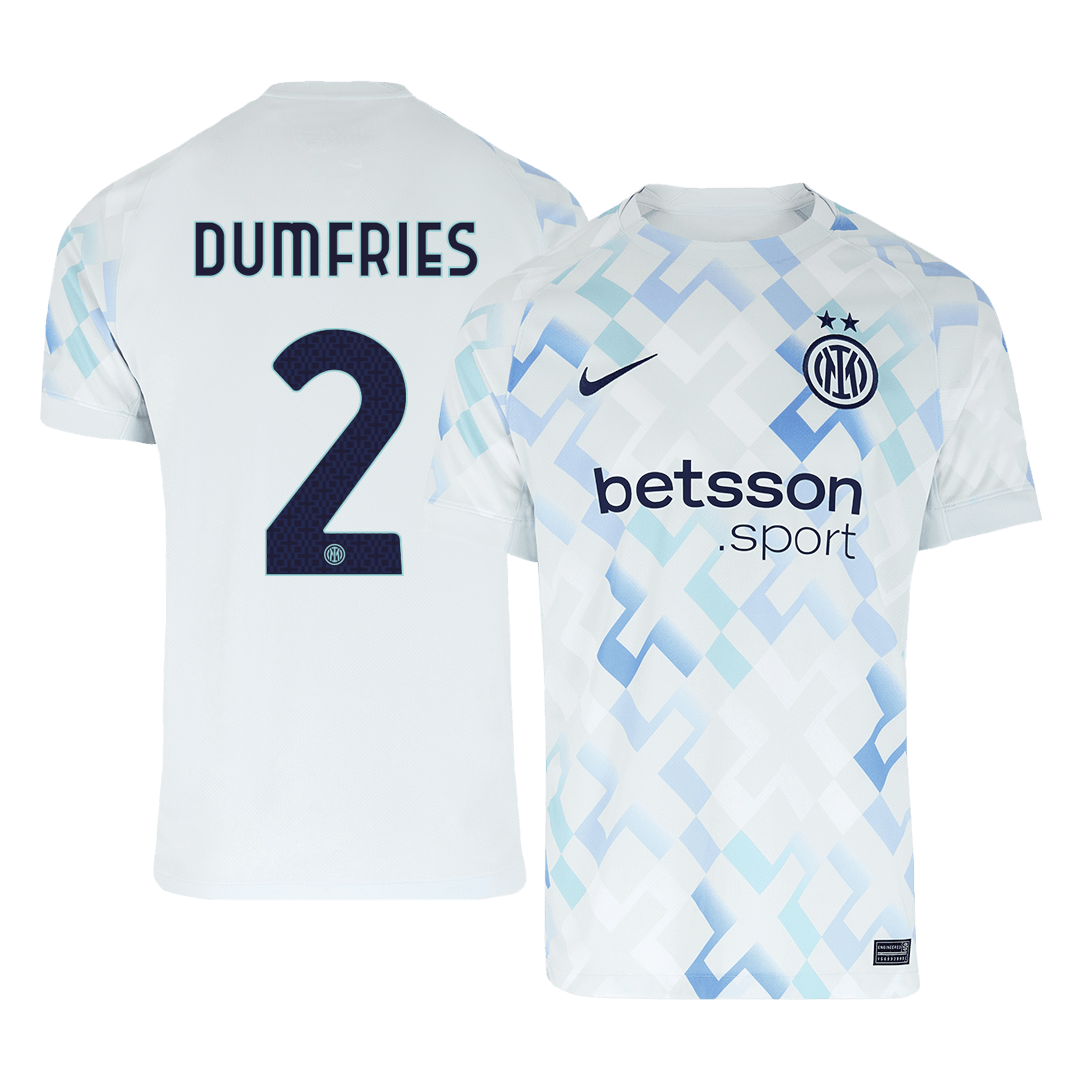 Inter Milán venkovní fotbalový dres 2025/26 DUMFRIES #2