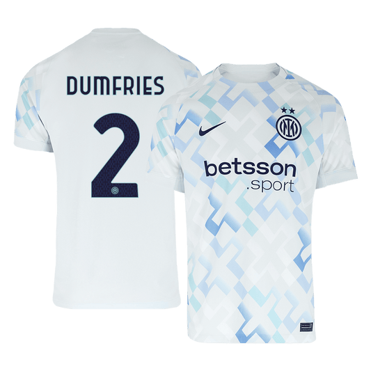 Inter Milán venkovní fotbalový dres 2025/26 DUMFRIES #2