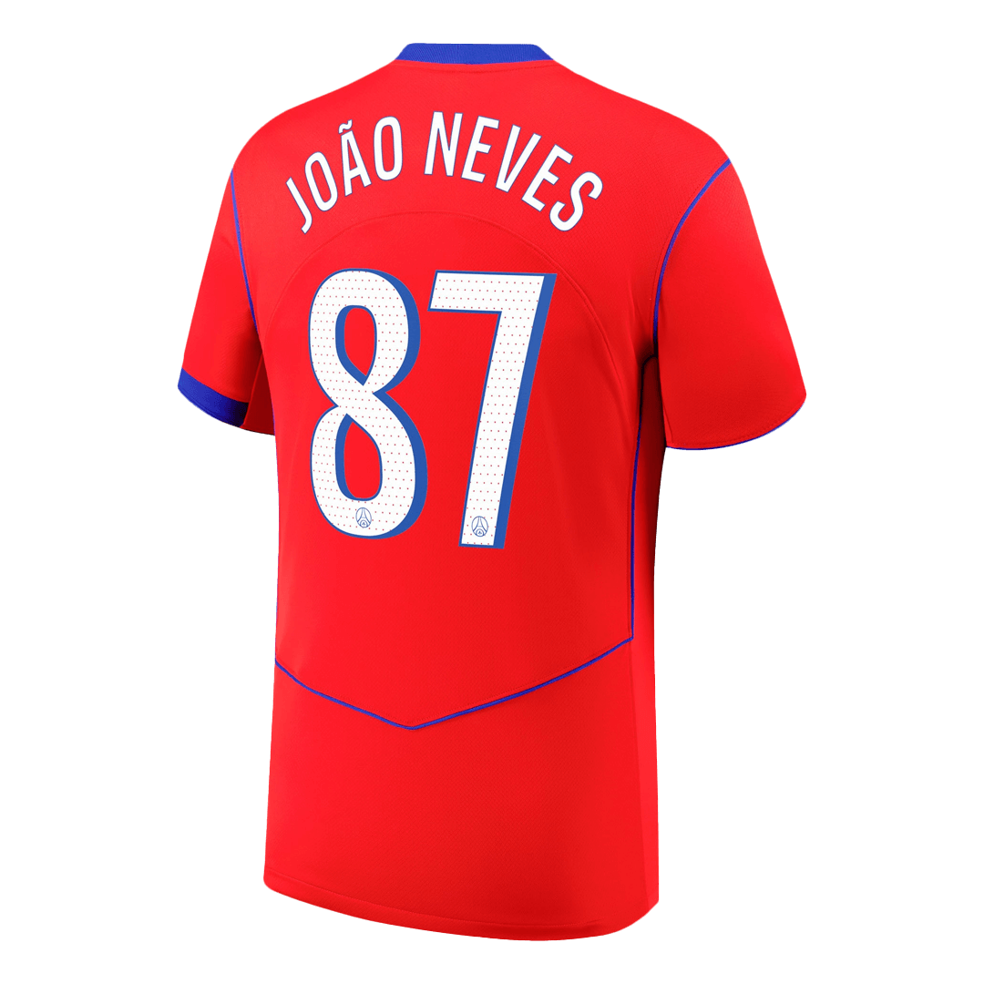 PSG třetí fotbalový dres 2025/26 JOÃO NEVES #87