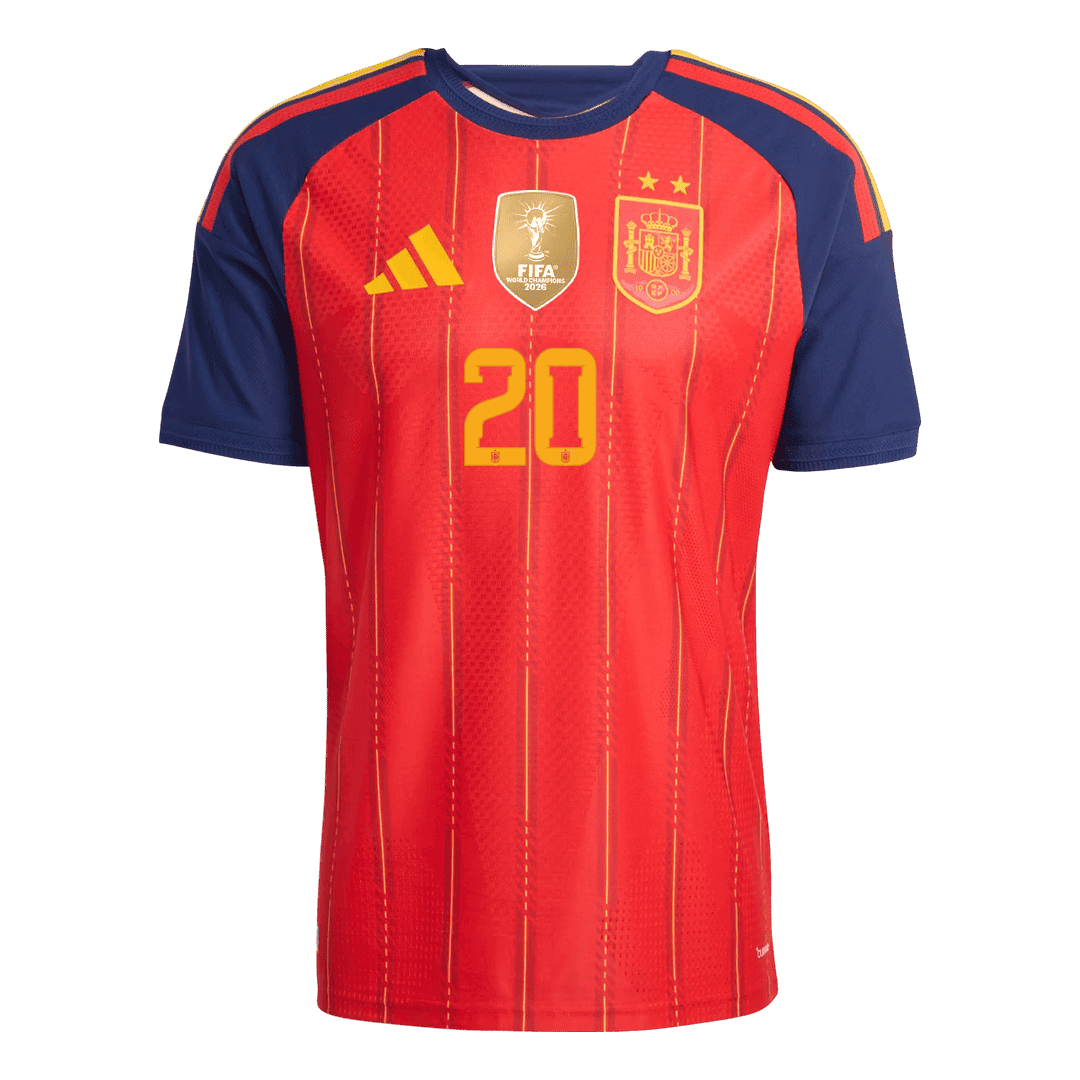 Španělsko domácí dres MS 2026 hráčská verze PEDRI #20
