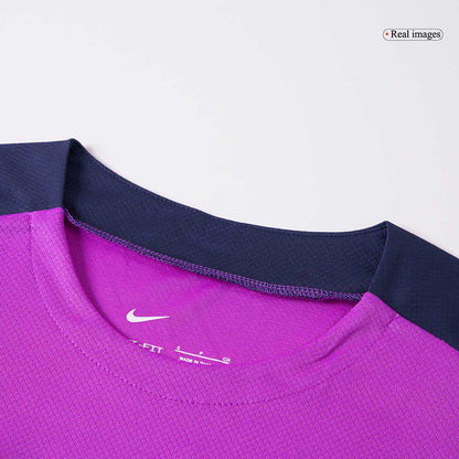 Barcelona předzápasový fotbalový dres 2025/26 - fialová