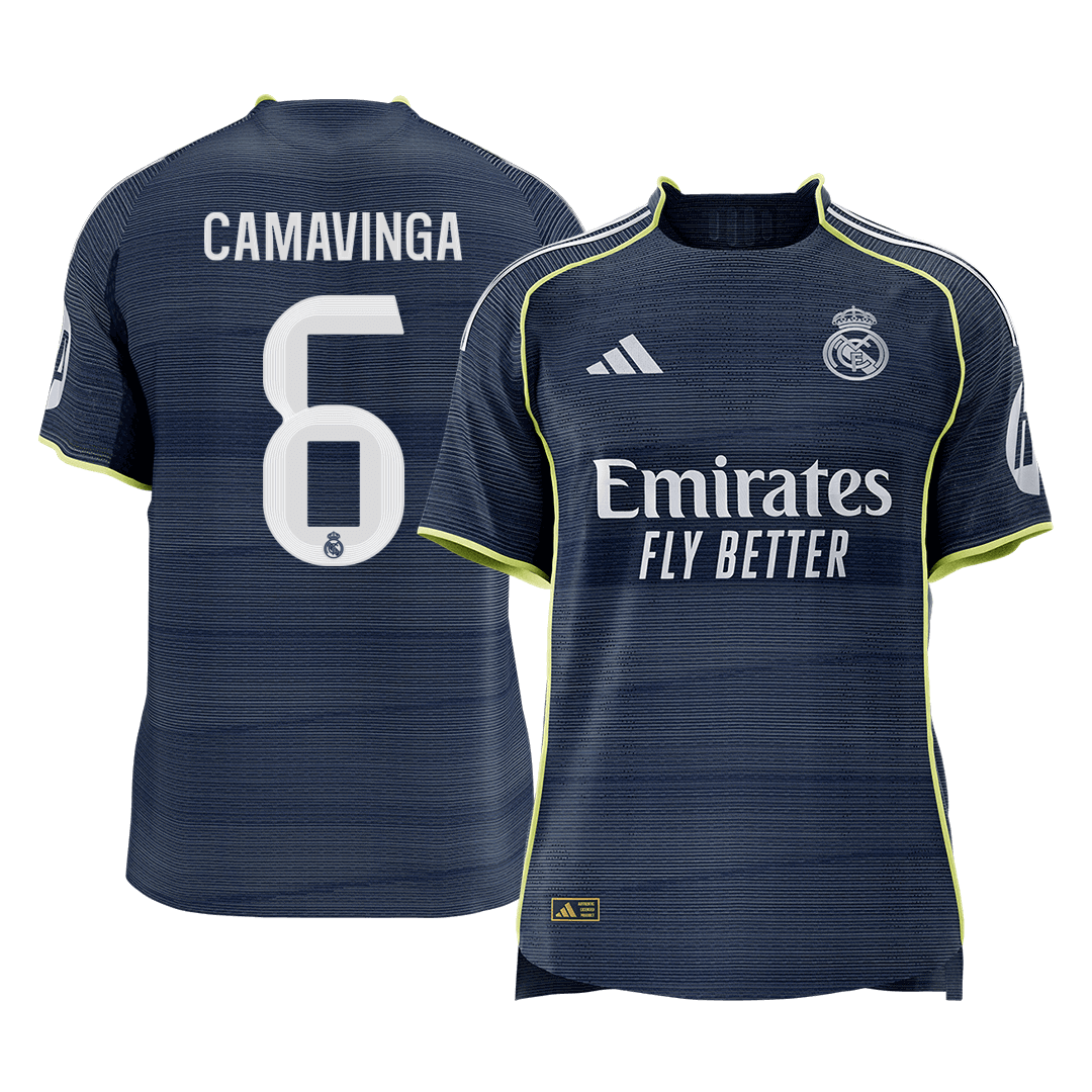 Real Madrid venkovní fotbalový dres 2025/26 hráčská verze CAMAVINGA #6
