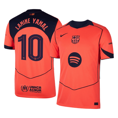 Barcelona třetí fotbalový dres 2025/26 LAMINE YAMAL #10 UCL