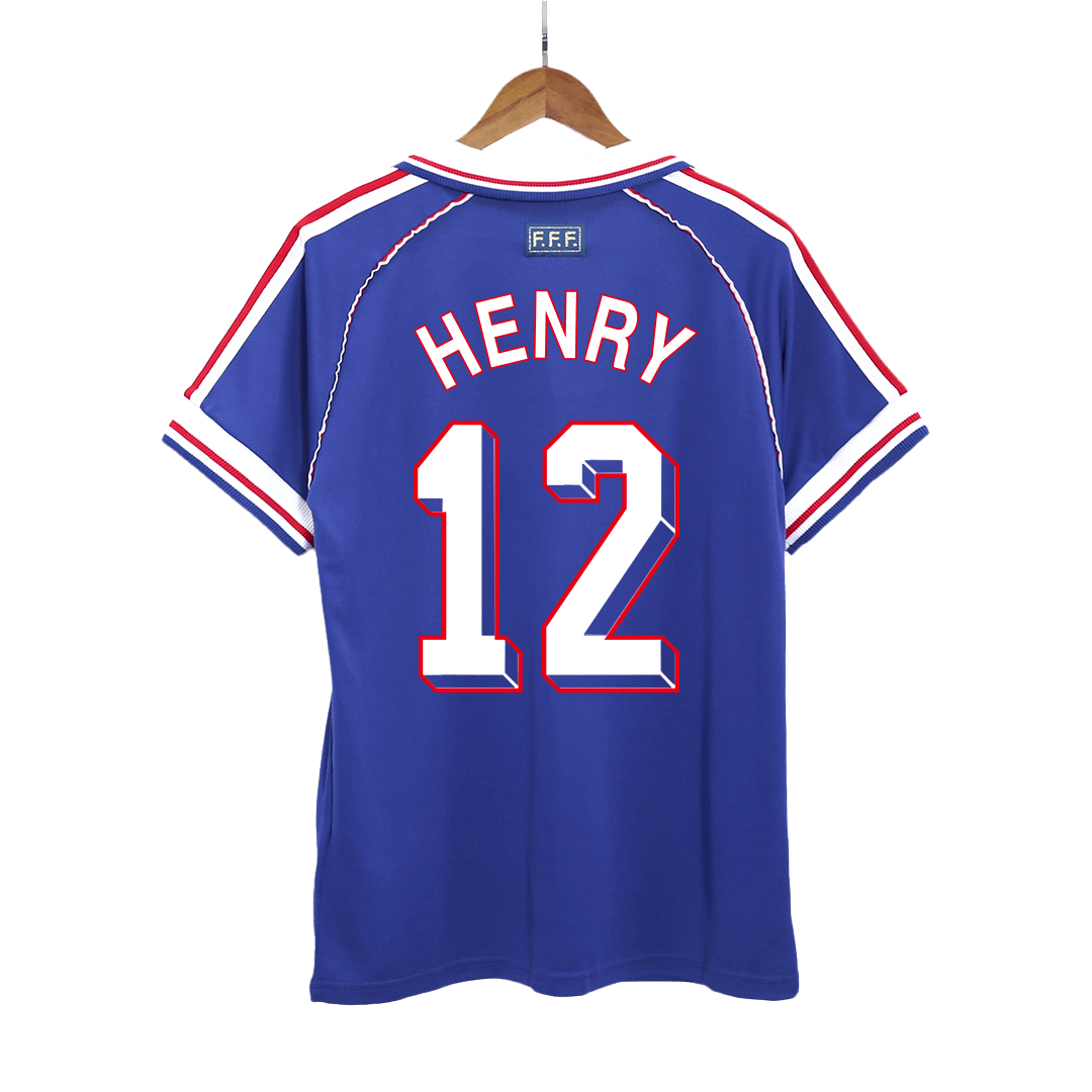 Domácí Retro Dres France MS 1998 HENRY #12