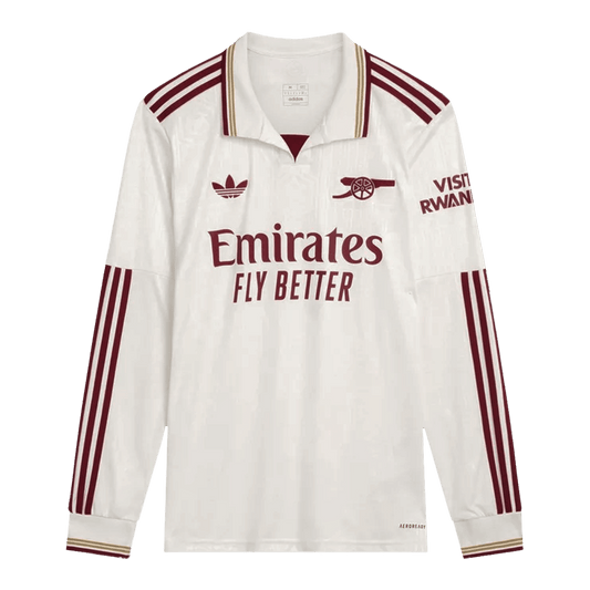 Arsenal třetí fotbalový dres 2025/26 dlouhý rukáv