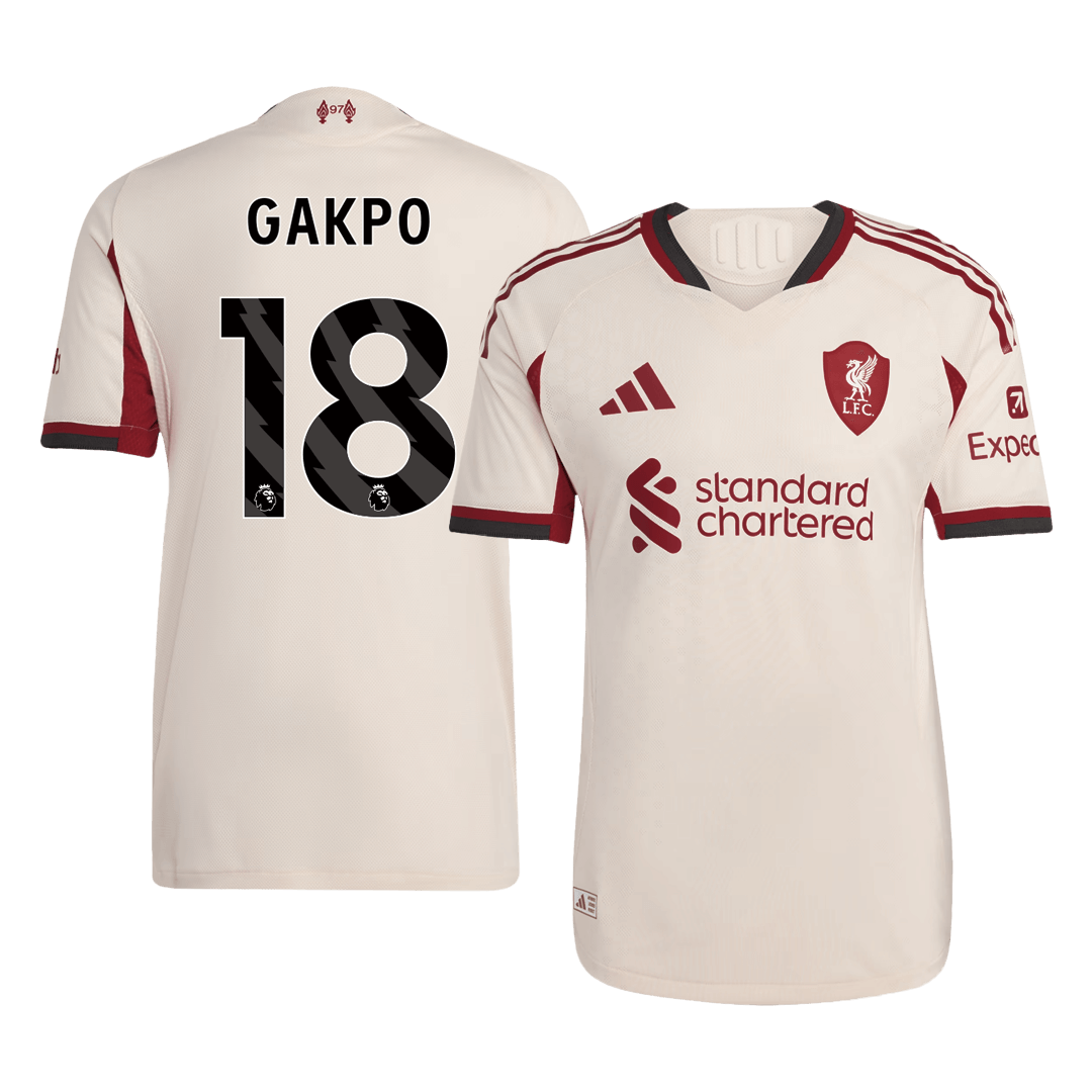 Liverpool venkovní dres 2025/26 hráčská verze GAKPO #18