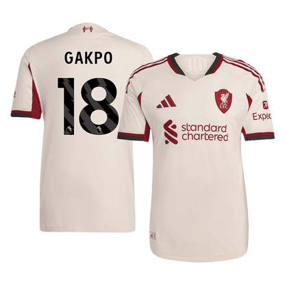 Liverpool venkovní dres 2025/26 hráčská verze GAKPO #18