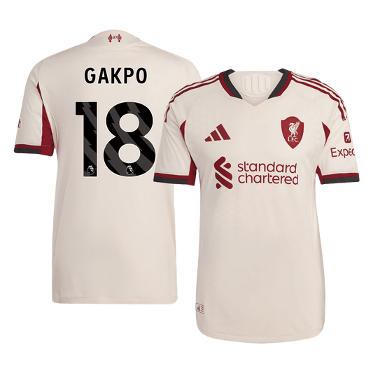 Liverpool venkovní dres 2025/26 hráčská verze GAKPO #18