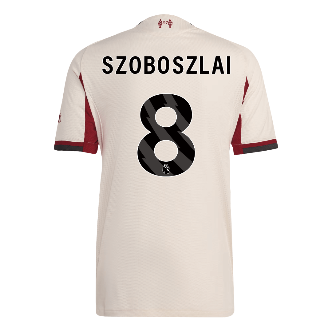 Liverpool venkovní dres 2025/26 hráčská verze SZOBOSZLAI #8