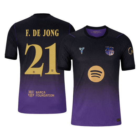 Barcelona venkovní dres 2026/27 hráčská verze F. DE JONG #21 UCL